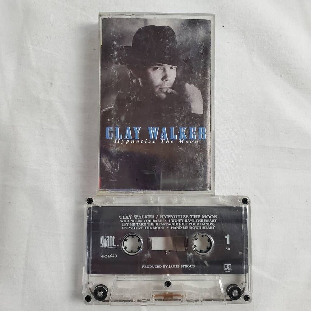 Clay Walker – Hypnotize the Moon Cassette Album 1995 Giant Records Country